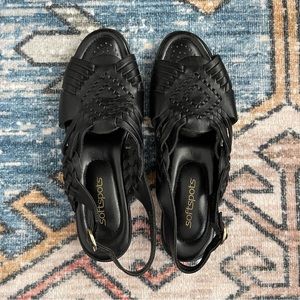 Soft Spots Tela Sling sandals